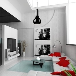 Designer Touch Decorative Modern Contemporary Mini Style Chrome Metal Pendant Light