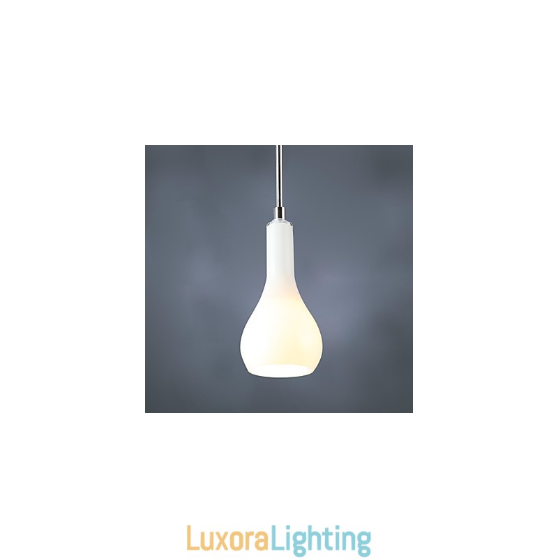 Designer Touch Decorative Modern Contemporary Mini Style Chrome Metal Pendant Light