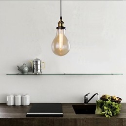 Designer Touch Decorative Pendant Lights Rustic Lodge Vintage Retro Metal