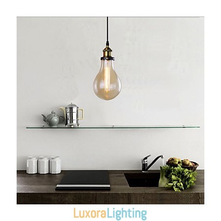 Designer Touch Decorative Pendant Lights Rustic Lodge Vintage Retro Metal