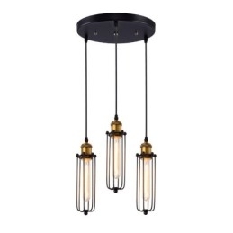 Designer Touch Decorative Line Country Industrial Style Creative Gladiator Restoring Ancient Ways Single Head Droplight Pendant Light