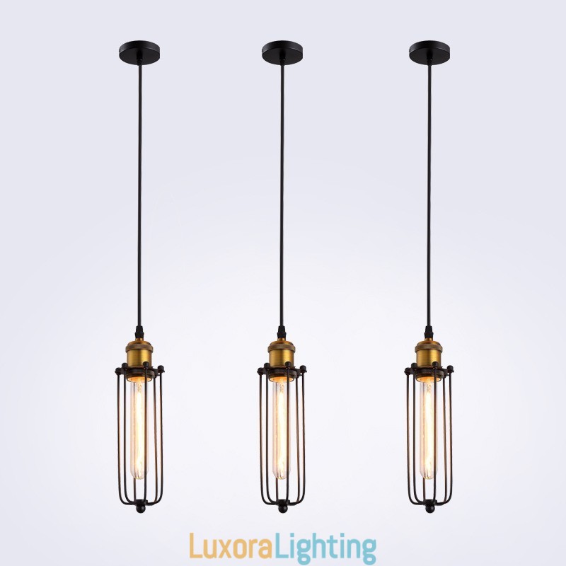 Designer Touch Decorative Line Country Industrial Style Creative Gladiator Restoring Ancient Ways Single Head Droplight Pendant Light