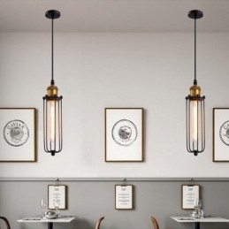 Designer Touch Decorative Line Country Industrial Style Creative Gladiator Restoring Ancient Ways Single Head Droplight Pendant Light