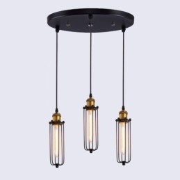 Designer Touch Decorative Line Country Industrial Style Creative Gladiator Restoring Ancient Ways Single Head Droplight Pendant Light