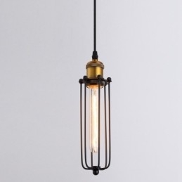 Designer Touch Decorative Line Country Industrial Style Creative Gladiator Restoring Ancient Ways Single Head Droplight Pendant Light