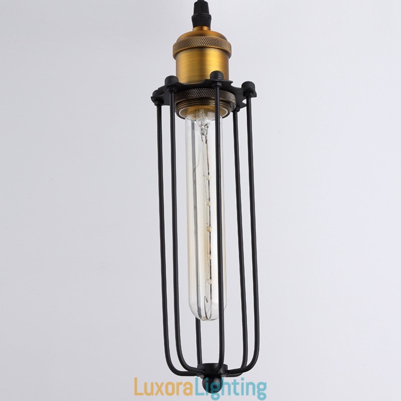 Designer Touch Decorative Line Country Industrial Style Creative Gladiator Restoring Ancient Ways Single Head Droplight Pendant Light