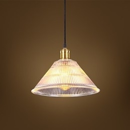 Designer Touch Decorative Contracted American Rural Industrial Glass Retro Droplight Falls Lamp