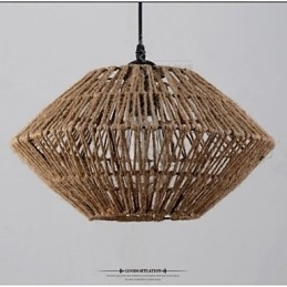 Designer Touch Decorative Vintage Rope Made Pendant Light with One Light