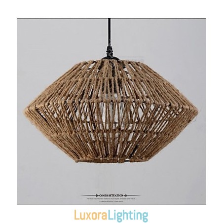 Designer Touch Decorative Vintage Rope Made Pendant Light with One Light