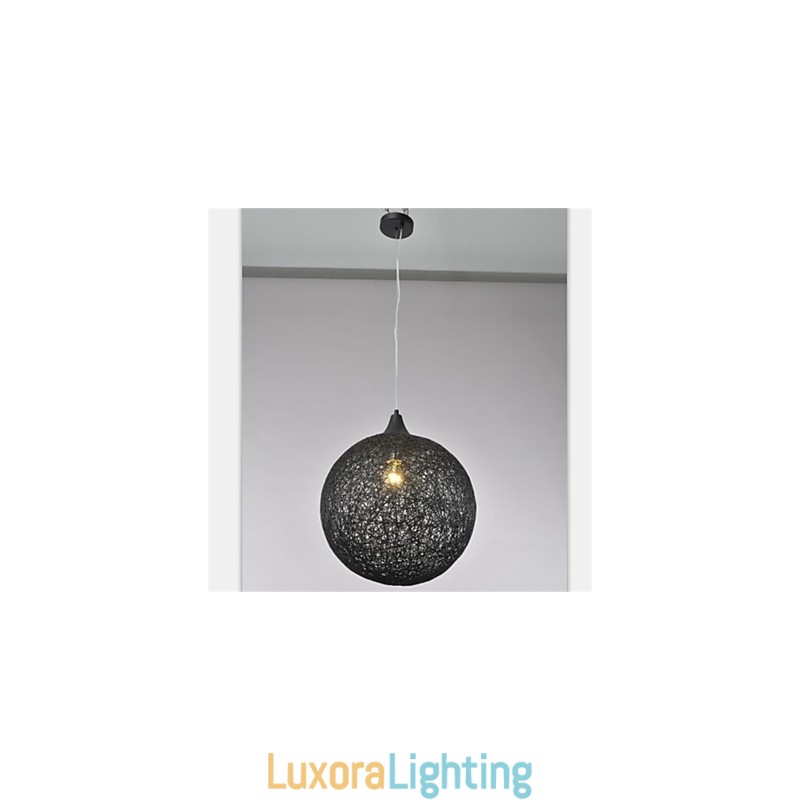 Designer Touch Decorative American country ball type creative paper rattan Chandelier