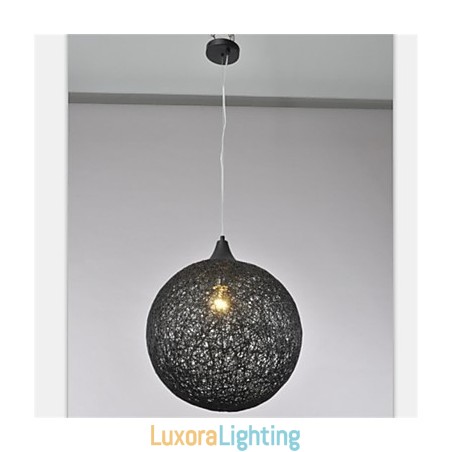 Designer Touch Decorative American country ball type creative paper rattan Chandelier