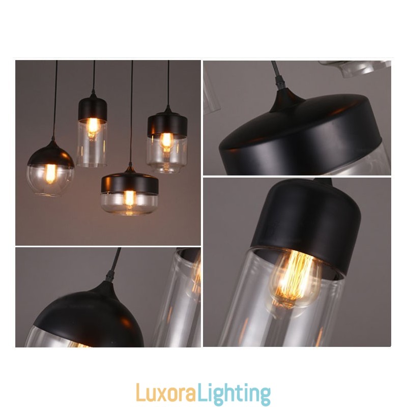 Designer Touch Decorative The Nordic Creative Stair Shop'S Art Wrought Iron Glass Chandelier Lamp