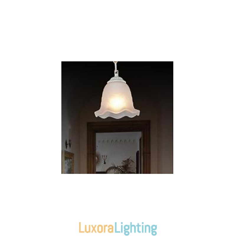 Designer Touch Decorative Traditional Classic Vintage Retro Painting Metal Pendant Light