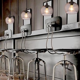 Designer Touch Decorative Pendant Lights Mini Style Rustic Lodge Retro Country Garage Metal