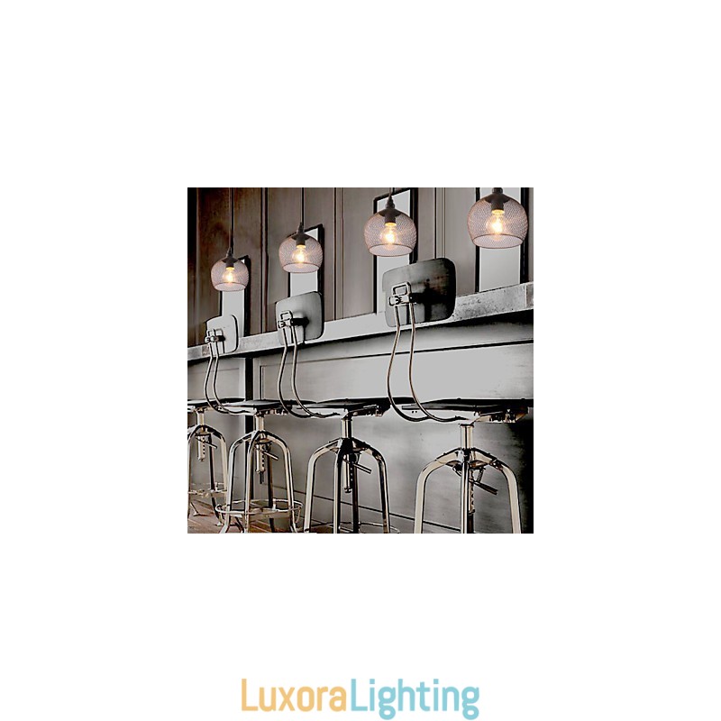 Designer Touch Decorative Pendant Lights Mini Style Rustic Lodge Retro Country Garage Metal