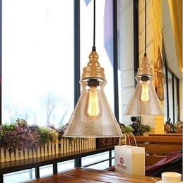 Designer Touch Decorative Northern American Creative Wood Grain Crystal Lamp Restoring Ancient Ways Lamp Light