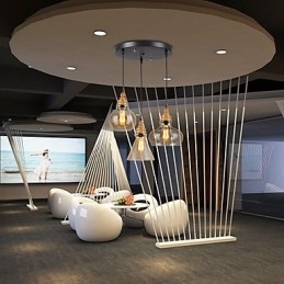 Designer Touch Decorative Northern American Creative Wood Grain Crystal Lamp Restoring Ancient Ways Lamp Light