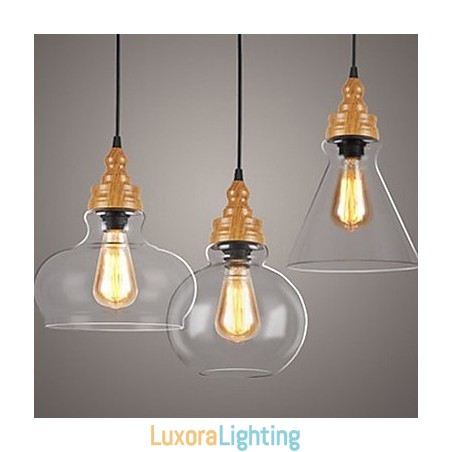 Designer Touch Decorative Northern American Creative Wood Grain Crystal Lamp Restoring Ancient Ways Lamp Light