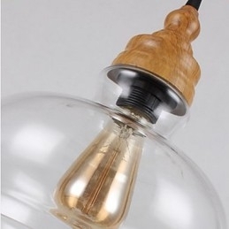 Designer Touch Decorative Northern American Creative Wood Grain Crystal Lamp Restoring Ancient Ways Lamp Light