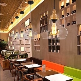 Designer Touch Decorative Northern American Creative Wood Grain Crystal Lamp Restoring Ancient Ways Lamp Light