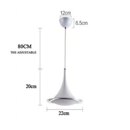 Designer Touch Decorative Trumpet Pendant Light Droplight Acrylic Chandelier