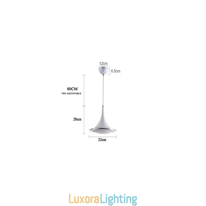 Designer Touch Decorative Trumpet Pendant Light Droplight Acrylic Chandelier