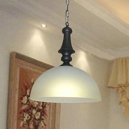 Designer Touch Decorative Traditional Classic Bowl Mini Style Painting Metal Pendant Light