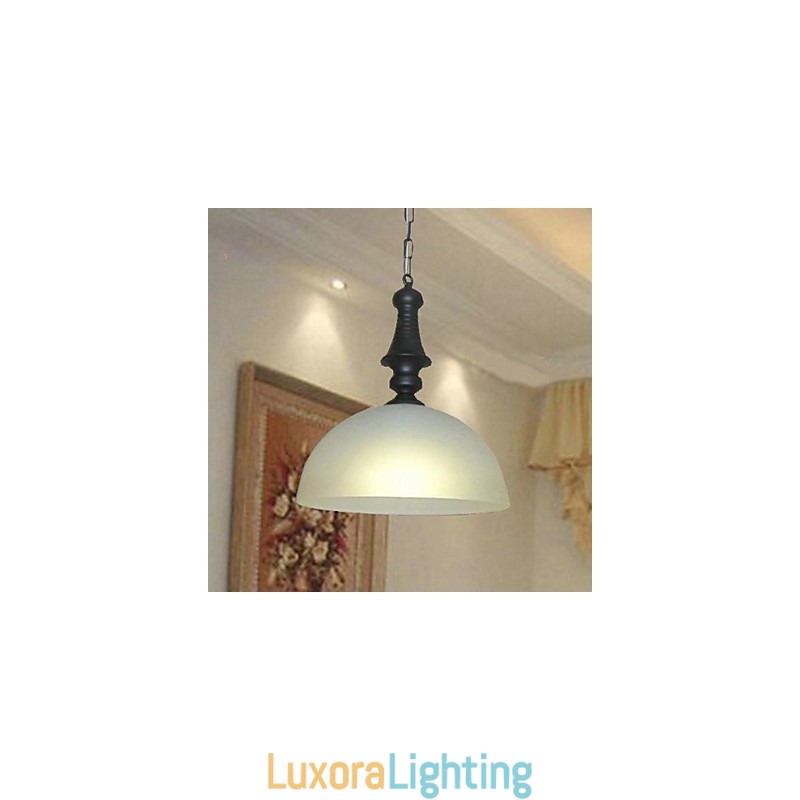 Designer Touch Decorative Traditional Classic Bowl Mini Style Painting Metal Pendant Light