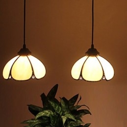 Designer Touch Decorative European Rural Creative Arts Stained Glass Chandelier Restoring Ancient Ways Lamp Light