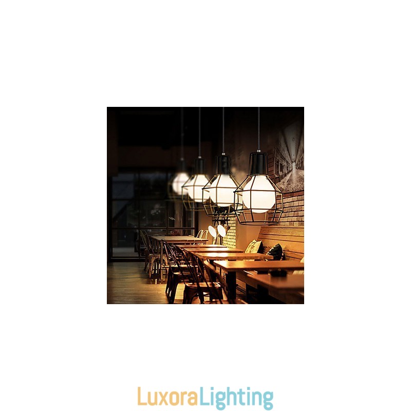 Designer Touch Decorative Country Electroplated Metal Pendant Light Garage