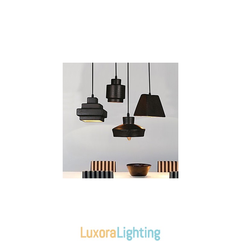 Designer Touch Decorative American Country Retro Glass Chandelier Rusty Sitting Droplight