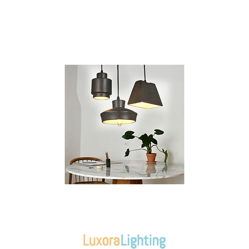 Designer Touch Decorative American Country Retro Glass Chandelier Rusty Sitting Droplight