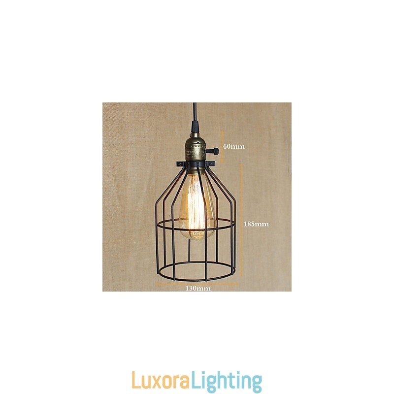 Designer Touch Decorative American Rural Industry Contracted Single Head Of Creative Small Hob Iron Chandelier