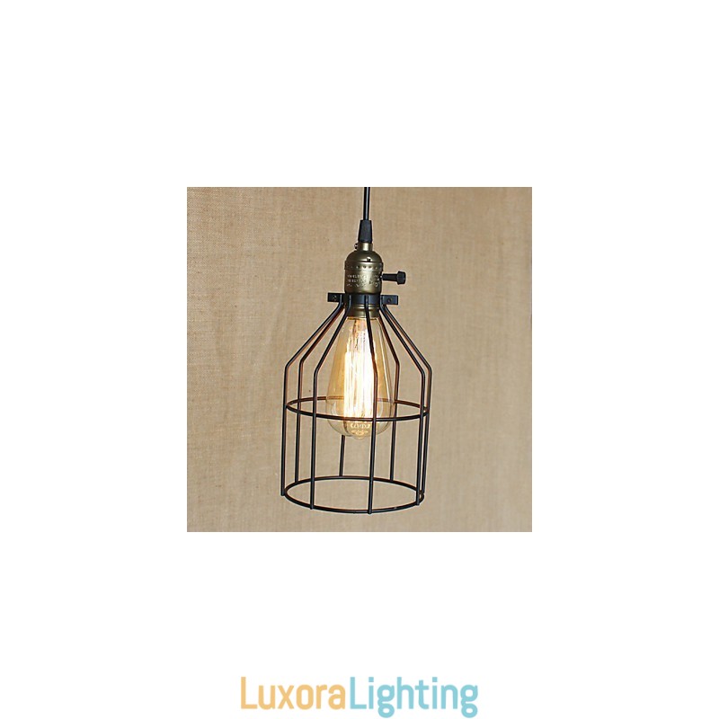 Designer Touch Decorative American Rural Industry Contracted Single Head Of Creative Small Hob Iron Chandelier