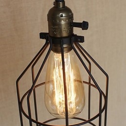 Designer Touch Decorative American Rural Industry Contracted Single Head Of Creative Small Hob Iron Chandelier