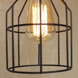 Designer Touch Decorative American Rural Industry Contracted Single Head Of Creative Small Hob Iron Chandelier