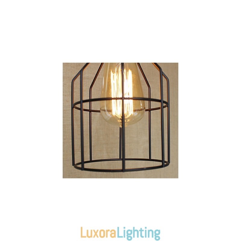 Designer Touch Decorative American Rural Industry Contracted Single Head Of Creative Small Hob Iron Chandelier