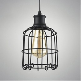 Designer Touch Decorative Edison Vintage Light Pendant Lamp Fixture Chandelier Cage Lampshade