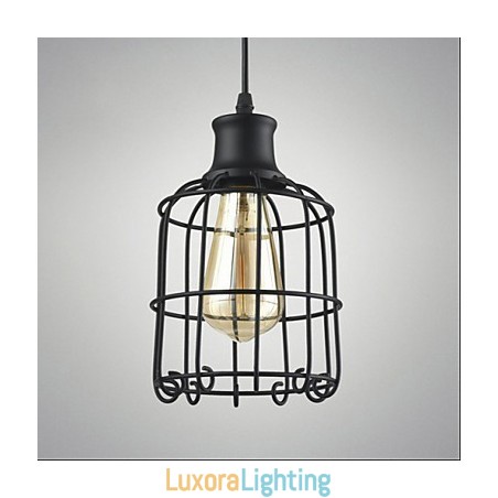 Designer Touch Decorative Edison Vintage Light Pendant Lamp Fixture Chandelier Cage Lampshade