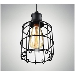 Designer Touch Decorative Edison Vintage Light Pendant Lamp Fixture Chandelier Cage Lampshade