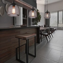 Designer Touch Decorative Pendant Lights Mini Style Rustic Lodge Retro Country Garage Metal