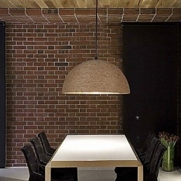 Designer Touch Decorative Restore Ancient Ways The Nordic Idea Semicircle Chimney Hand Hemp Rope Droplight