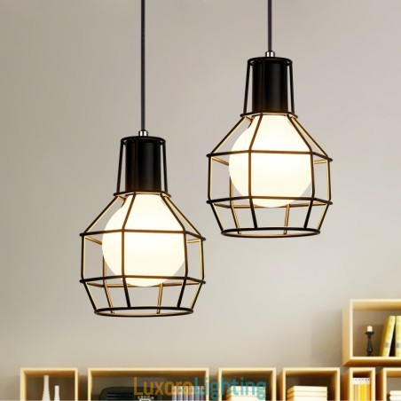 Designer Touch Decorative Pendant Lights Traditional Classic Vintage Retro Country Garage Metal