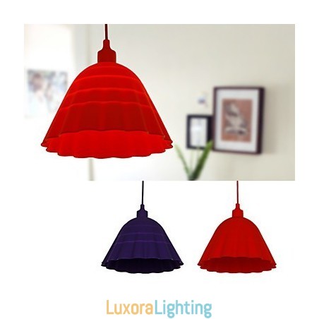 Designer Touch Decorative Silicone Pendant Light Modern Contemporary Living Bed Dining Kids