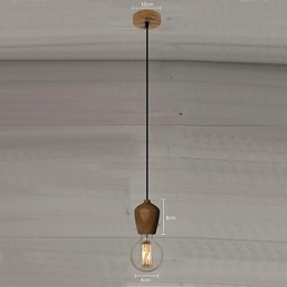 Designer Touch Decorative Country Mini Style Others Wood Bamboo Pendant Light Garage