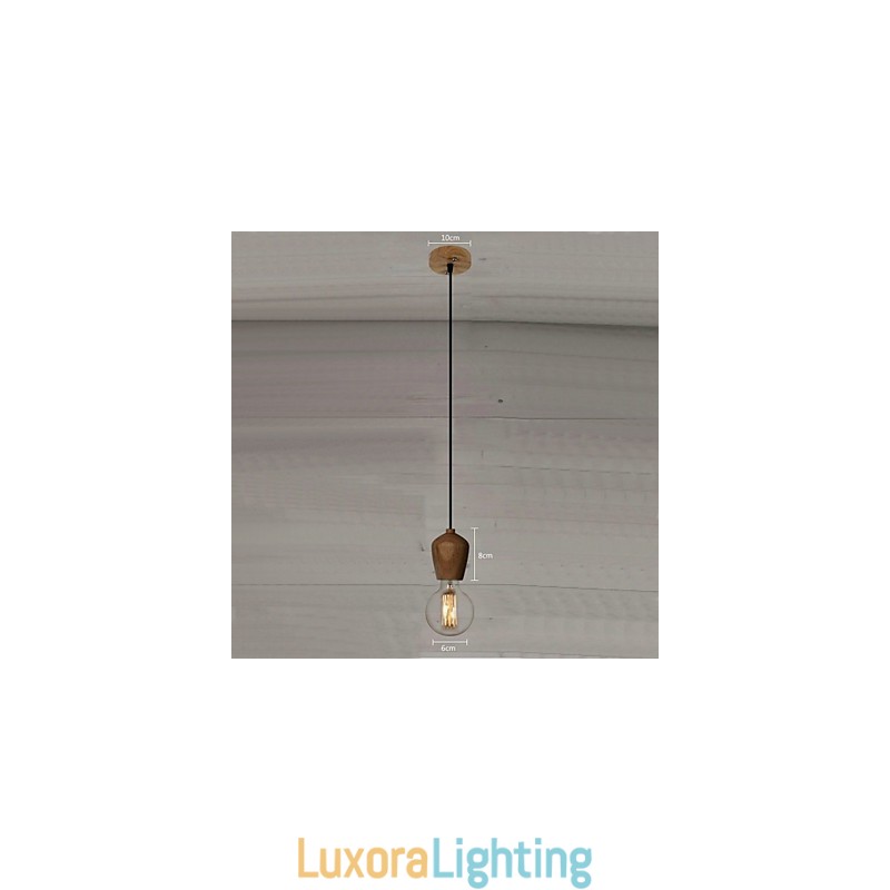 Designer Touch Decorative Country Mini Style Others Wood Bamboo Pendant Light Garage