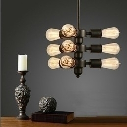 Designer Touch Decorative Edison Retro Light Chandelier
