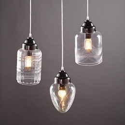 Designer Touch Decorative Modern Contemporary Traditional Classic Vintage Lantern Country Nickel Glass Pendant Light Dining