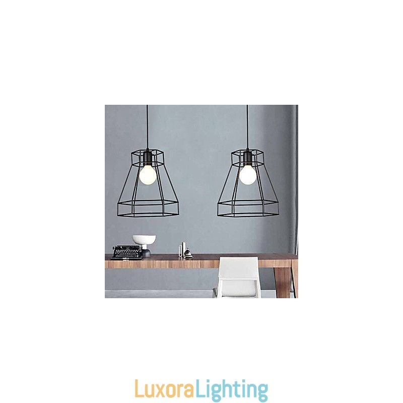 Designer Touch Decorative Geometrical Line Diamond Wrought Iron Chandelier Pendant Light Modern Contemporary