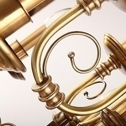 Designer Touch Decorative Chandelier Traditional Classic Rustic Lodge Metal